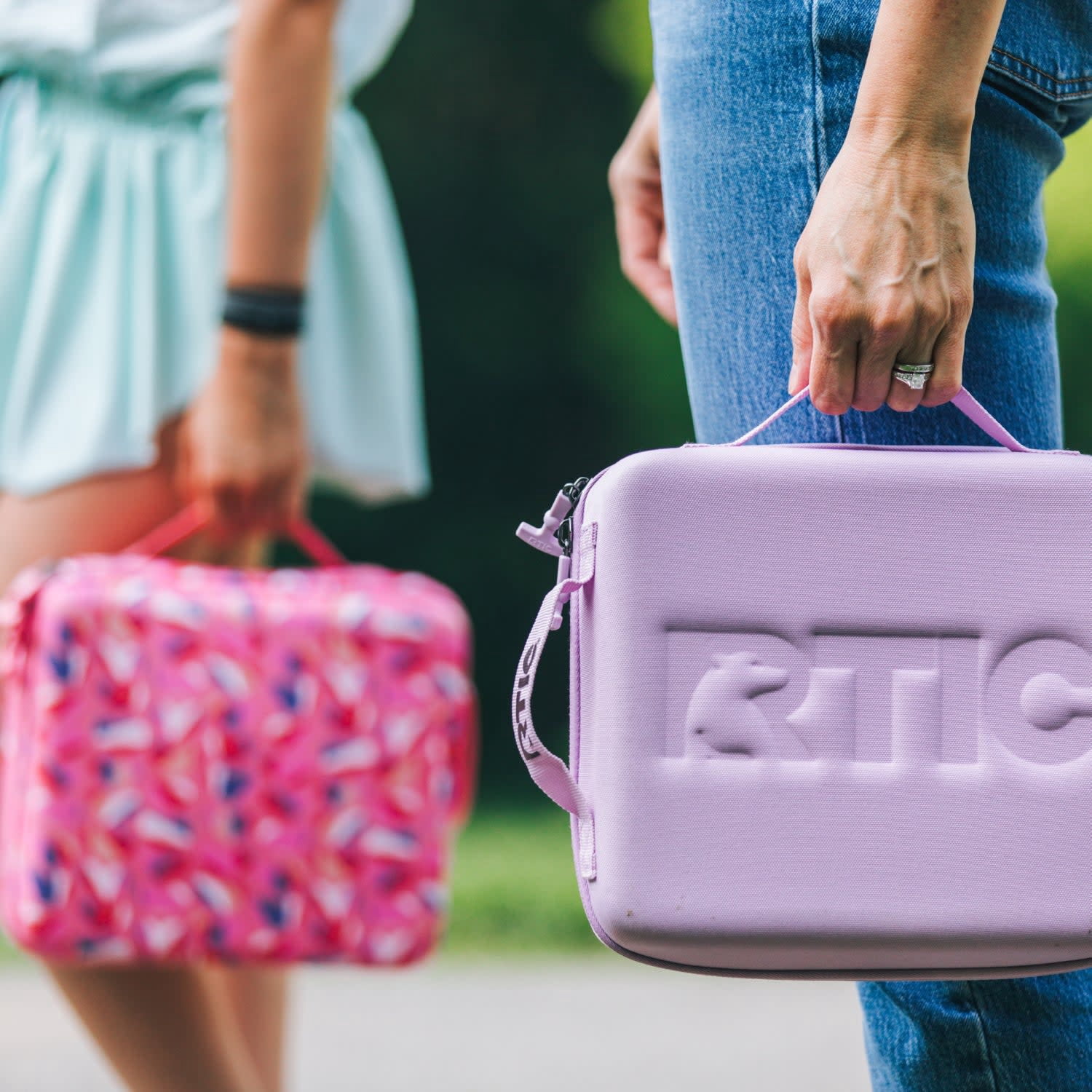 RTIC Day Packer Lunch Box, Insulated Lunch Container, Zipper Closure, Waterproof Fabric Sweet Hearts