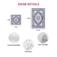 thumbnail image 7 of Blue Boho Kitchen Dish Towels for Drying Dishes Set of 2, Ethnic Geometric Middle Century Art Waffle Weave Microfiber Hand Tea Bathroom Towels Quick Dry & Absorbent Towel 15.7x23.6, 7 of 7
