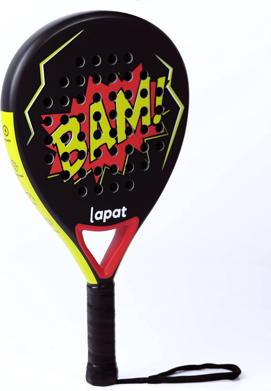 Padel Racket with Cover Bag - Carbon Surface with EVA Memory Foam- Paddle Tennis Racquets Lightweight -  Tennis