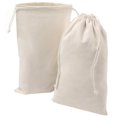 thumbnail image 5 of Dr Bolsas Con Cordón De Muselina 100% Algodón, Paquete De 12 Para Almacenamiento De Regalos De Despensa, Sin Blanquear (7 X 12 Pulgadas, Beige), 5 of 5
