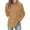 Brown, variant on Hoodies for Women Trendy Button V Neck Fleece Sweatshirt Long SLeeve Casual Loose Pullover Tops Fall Fashion Shirts