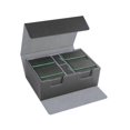 thumbnail image 2 of Solución de almacenamiento de barajas de cartas premium para entusiastas del deporte Interior gris y verde., 2 of 9