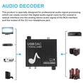 thumbnail image 2 of Decodificador De Audio Decodificador De Amplificador De Altavoz De Audio Profesional Ampliamente Compatible Adaptador De Audio De Volumen De Graves Ajustable Convertidor Dac De Audio Portátil Methold EL010805-00, 2 of 6