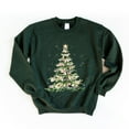 thumbnail image 4 of Watercolor Christmas Tree Sparkle -  Women's Sweatshirt, 4 of 12