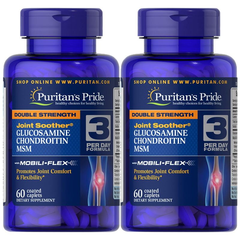 Puritan's Pride Double Strength Glucosamine Chondroitin MSM Joint
