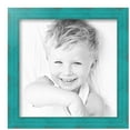 thumbnail image 2 of ArtToFrames 13" x 13" Turquoise Picture Frame, 13x13 inch Blue Wood Poster Frame (WOM-4588), 3 Pack, 2 of 7