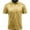 Gold, variant on Men's Sequins Disco Party Shirt - Short Sleeve, Turndown Collar, Double Layered - 96% Polyester, Shimmering Design for Nightclub