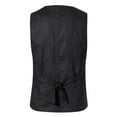 thumbnail image 4 of Vest For Men Qiggri Men Solid Fashion Have Pockets Breasted Stage Costume Vest Tops Blouse Linen Vest, 4 of 9