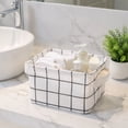 thumbnail image 5 of Hyknon Fabric Storage Basket with Handles, 7.9x6.3x5.1 Inch, Decorative Organizer Bins for Closet Bedroom Toys Books Home Organization, 5 of 6