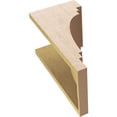 thumbnail image 6 of 9"W x 9"D x 18"H Wide Pescadero Rough Cedar Woodgrain TimberThane Corbel, Primed Tan, 6 of 6