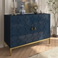 thumbnail image 4 of Clihome  40-inch Two Door Glossy Media Storage Cabinet/Buffet Blue, 4 of 5