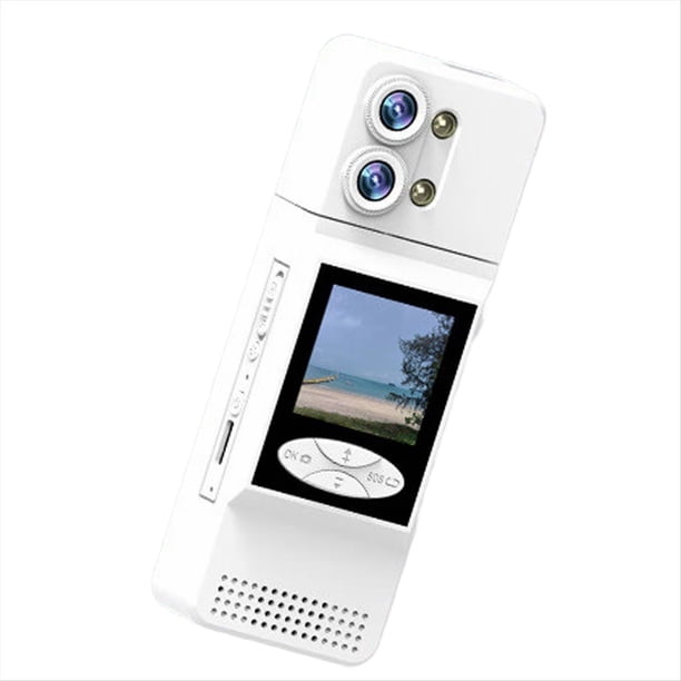 Cámara Corporal con Pantalla de 1,5 Pulgadas, Tarjeta TF de 32 GB, Batería de 3000 MAh, Lente Giratorio de 180° y Grabadora de Video.