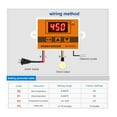 thumbnail image 2 of W3003 Microcomputer Digital Intelligent Thermostat, Red Display 12/24V K-type Thermocouple Sensor 0-450  ,Save Energy, 2 of 6