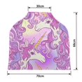 thumbnail image 2 of PKQWTM Unicorn Nursing Cover Baby Breastfeeding Infant Feeding Cover Baby Car Seat Cover, 2 of 2