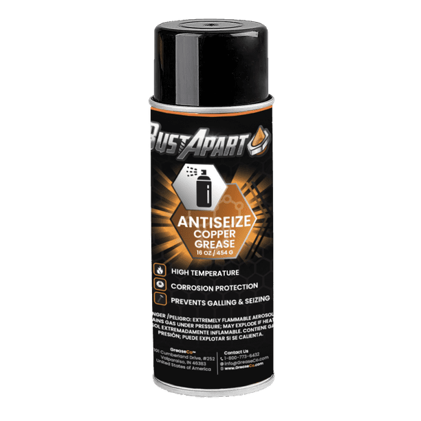 BustApart Copper Copper Anti Seize Grease Spray Aerosol 16 OZ