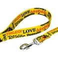 thumbnail image 3 of Country Brook Petz® 1/2 inch Yellow Loveable Rescue Dog Leash, 6 Foot, 3 of 4