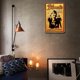 thumbnail image 2 of Banda Placa Metal Vintage Pintura Hierro Rectangular Arte La Pared 30x40 Cm, 2 of 9