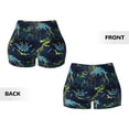 thumbnail image 5 of Vsdgher Cartoon Dinosaur print Workout Shorts for Women Seamless Soft Smooth Gym Yoga Scrunch Active Exercise Fitness Shorts, 5 of 8