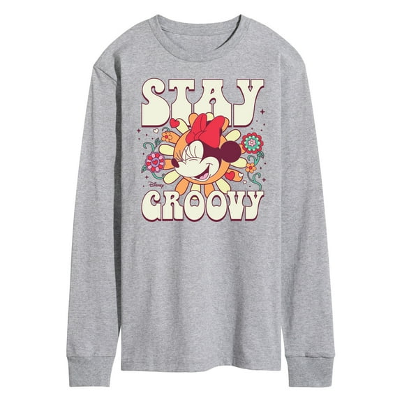 Disney - Mickey & Friends - Minnie Mouse - Stay Groovy - Men's Long Sleeve T-Shirt