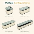 thumbnail image 3 of Aoodor 16.5" Galvanized Self-Watering Raised Garden Bed with Drainage-Beige, 3 of 8
