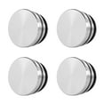 thumbnail image 1 of Mistaha Metal Dust Plug Set for Cigarette Lighter Socket - 4 Pack, Silver Color, 1 of 6