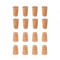 ACDANC 16 Pack Soft Wood Corks - Tapered Corks for Bottles,Leak-Proof,Natural Wood,for DIY Crafts