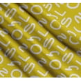 thumbnail image 3 of Soimoi Cotton Voile Fabric Alphabets,Waves & Fish Artistic Print Sewing Fabric Yard 42 Inch Wide, 3 of 7