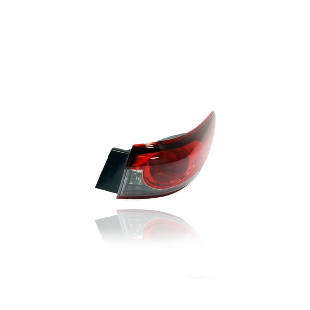 Tail Light Assembly - Compatible/Replacement for '14-15 Mazda Mazda6, 16-17 Mazda6 - Bulb Type, On Body - Right Hand - Passenger - GJR951150A