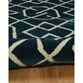 thumbnail image 5 of Trio Intent Navy Area Rug 5x7 Contemporary Transitional Design, 5 of 5