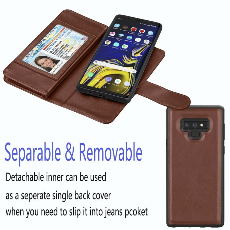 Samsung Galaxy Note 20 Series Detachble Leather Wallet Case - MW