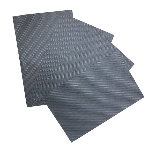 Bewildely Forro para refrigerador de 16 piezas, alfombrilla recortable para armario, estantería, alfombrillas impermeables, accesorio para el hogar, Suministros de limpieza para el hogar Gris Bewildely HA066831-05
