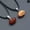 Red Agate, variant on 10pcs Mix Chakra stone Gems Healing mini Hexagonal Pointed Reiki Pendants-Tiger Eye