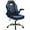 Blue, variant on AENKYO Gaming Chair, Computer Chair Ergonomic Office Chair PU Leather Desk Chair Executive Adjustable Swivel Task Chair with Flip-up Armrest, Pink