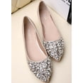 thumbnail image 1 of Chaussures Plates Décontractées pour Femmes, Paillettes à la Mode, Confortables, Pointues, 1 of 5