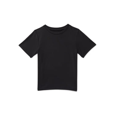 Athletic Works Girls Active Tee with Short Sleeves, Sizes 4-18 & Plus