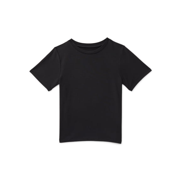 Athletic Works Girls Active Tee with Short Sleeves, Sizes 4-18 & Plus