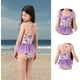 thumbnail image 4 of Traje de baño estilo sirena con volantes de 1 pieza para niñas y niños para playa, traje de baño de verano, ropa de playa para vacaciones (PP-M 120-130), 4 of 5