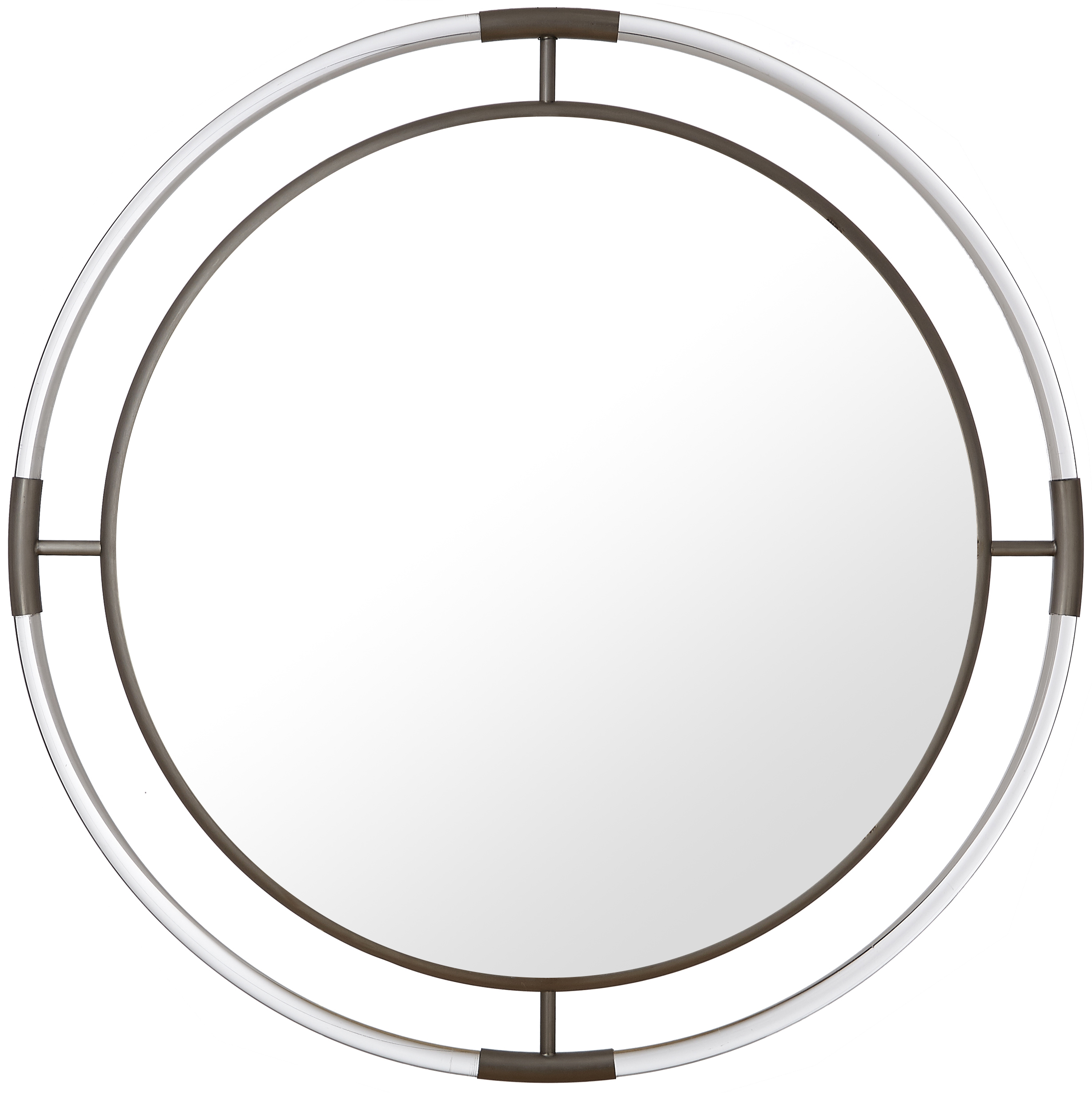 Meridian Furniture Ghost Chrome Mirror