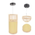 thumbnail image 1 of BESTYASH Lampe de Table à Manger Lampe Tressée en Bambou 1 Ensemble Kaki Rétro Salon, 1 of 6
