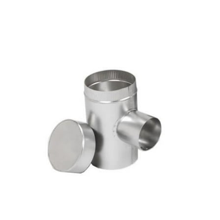 Wichita Sheet Metal Supply Inc  5.5 Inch  Selkirk Flexi-liner Wye With 3 Inch  Leg  Aluminum