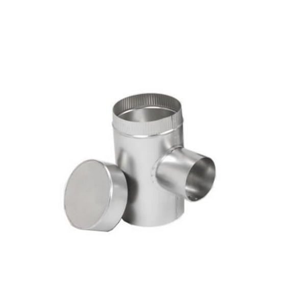 Wichita Sheet Metal Supply Inc  5.5 Inch  Selkirk Flexi-liner Wye With 3 Inch  Leg  Aluminum