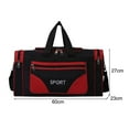 thumbnail image 4 of Bolsa De Ejercicios Oxford Fitness Bag Bolsas de gimnasio portátiles de gran capacidad para hombres y mujeres (rojo) Ehuebsd Para Estrenar, 4 of 8