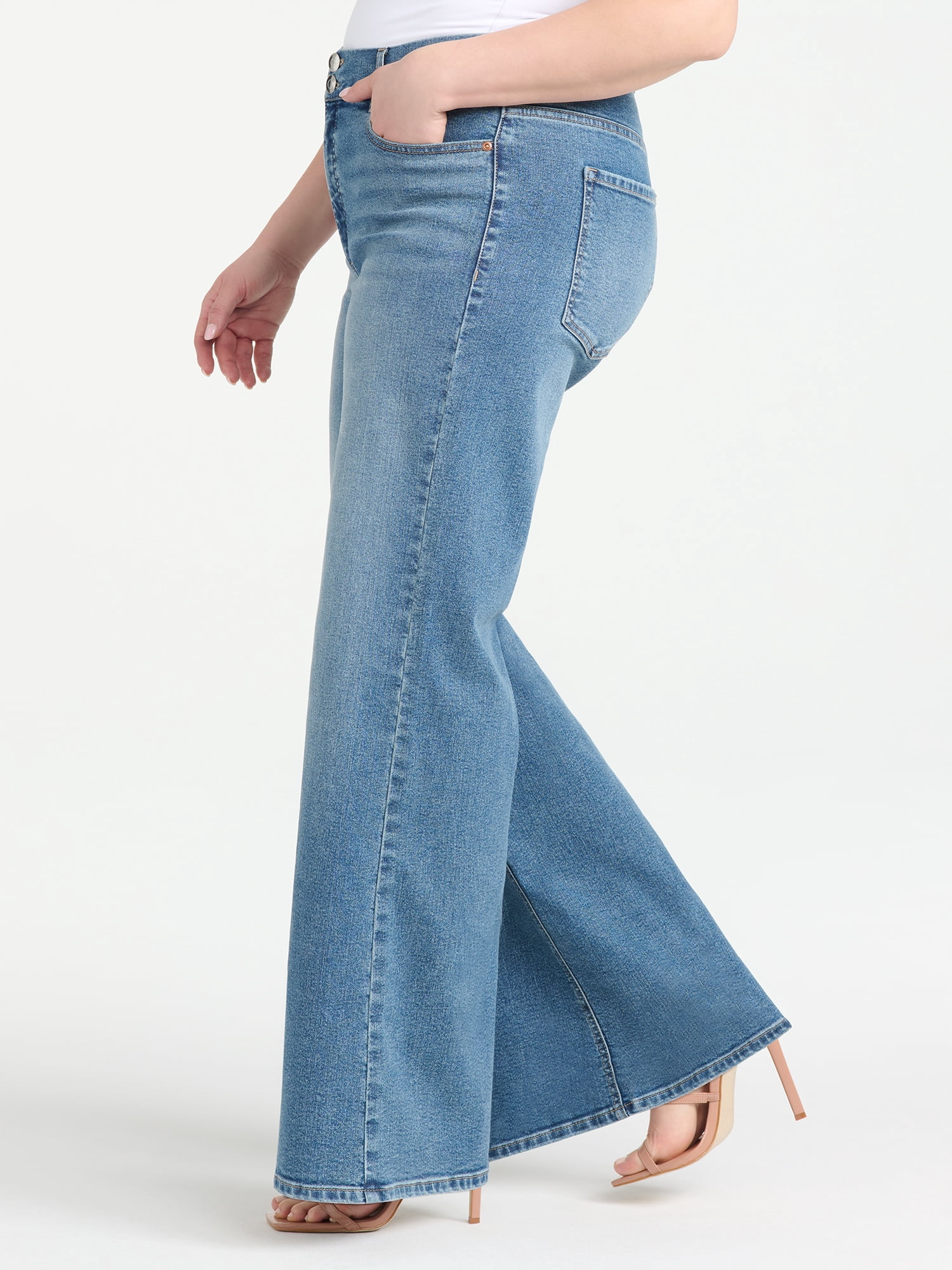 Sofia Vergara Women's Plus Size Margot Super Wide Leg Sizes 14W-26W
