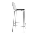 thumbnail image 4 of Madeline 41.73" Barstool with Seat Cushion in Charcoal Grey and Black, 4 of 7