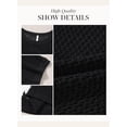 thumbnail image 4 of Shine Up Crochet Beach Coverups Women Swimsuits Summer Short Sleeve Blouses Knit Hollow Out Tops, 4 of 5