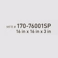 thumbnail image 6 of McKesson Foam Seat Cushion for Wheelchairs, 16" W x 16" D x 3" H, 4 Ct, 6 of 8