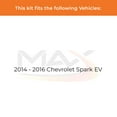 thumbnail image 2 of Max Advanced Brakes - Brake Kit for 2014 2015 2016 Chevy Spark EV Front and Rear Replacement Cross Drilled Disc Brake Rotors and Ceramic Brake Pads, 2 of 9