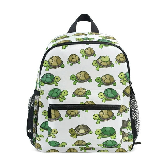 ALAZA Cartoon Turtles School Backpack Small Bookbag Mini Bags