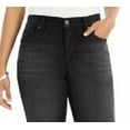 thumbnail image 2 of Style & Co Women's Straight-Leg Cropped Denim Jeans Black Size 18, 2 of 3