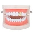 thumbnail image 4 of Single Teeth Grillz Cap Set Decorative Creative Bottom Grill Top Teeth Grillz, 4 of 10